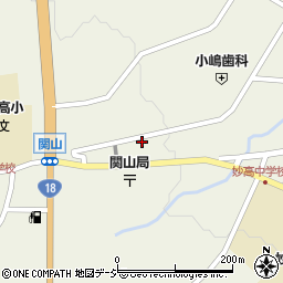 新潟県妙高市関山2077周辺の地図