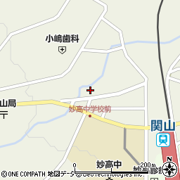 新潟県妙高市関山1702周辺の地図