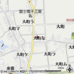 石川県羽咋市大町な周辺の地図