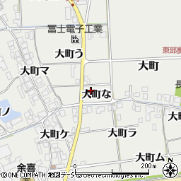 石川県羽咋市大町（な）周辺の地図