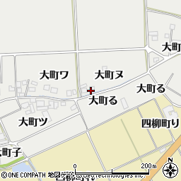 石川県羽咋市大町ヲ周辺の地図