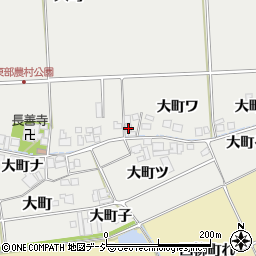 石川県羽咋市大町ソ109周辺の地図