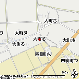 石川県羽咋市大町る周辺の地図