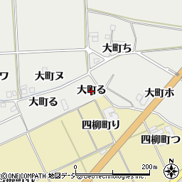 石川県羽咋市大町（る）周辺の地図