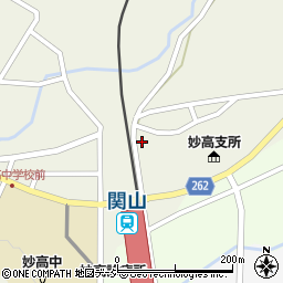 新潟県妙高市関山1696周辺の地図