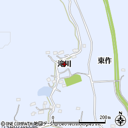 福島県いわき市山田町滝川周辺の地図