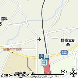 新潟県妙高市関山1692周辺の地図