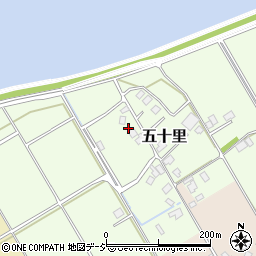 富山県下新川郡入善町五十里124周辺の地図