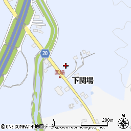 福島県いわき市山田町下関場周辺の地図