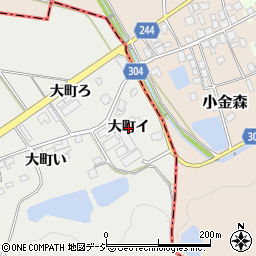 石川県羽咋市大町イ周辺の地図