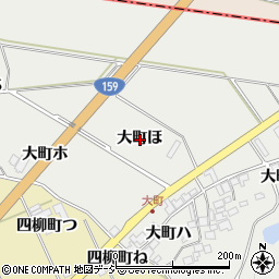 石川県羽咋市大町ほ周辺の地図