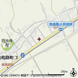 石川県羽咋市鹿島路町マ周辺の地図