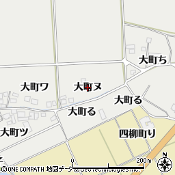 石川県羽咋市大町（ヌ）周辺の地図