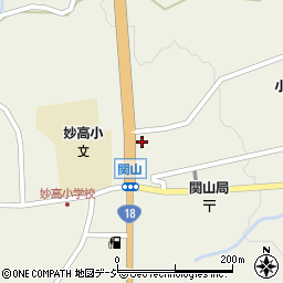 新潟県妙高市関山2747周辺の地図