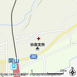 新潟県妙高市関山1199周辺の地図