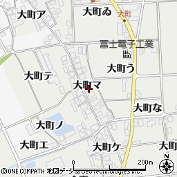 石川県羽咋市大町マ周辺の地図