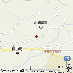 新潟県妙高市関山2084周辺の地図