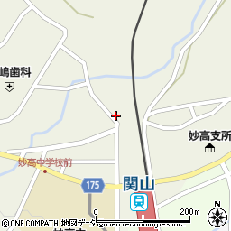 新潟県妙高市関山1723周辺の地図