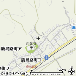 石川県羽咋市鹿島路町ケ周辺の地図