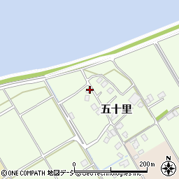 富山県下新川郡入善町五十里129周辺の地図