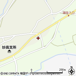 えちご上越農業協同組合　関山支店周辺の地図