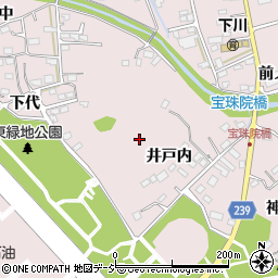福島県いわき市泉町下川井戸内周辺の地図
