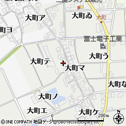 石川県羽咋市大町テ周辺の地図