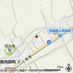 石川県羽咋市鹿島路町ク周辺の地図
