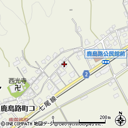 石川県羽咋市鹿島路町（ク）周辺の地図