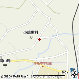 新潟県妙高市関山2082周辺の地図