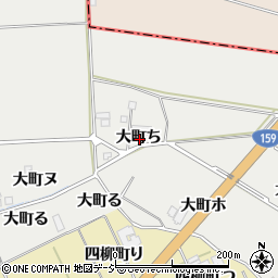 石川県羽咋市大町ち周辺の地図