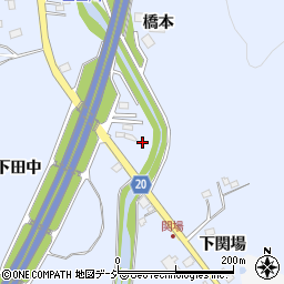 福島県いわき市山田町下田中周辺の地図
