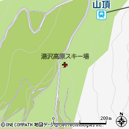 湯沢高原スキー場周辺の地図