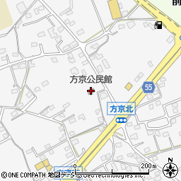 方京公民館周辺の地図