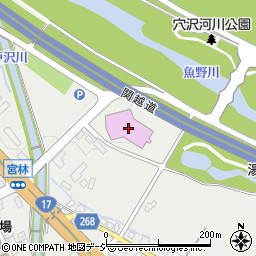 湯沢カルチャーセンター周辺の地図