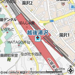 第四北越銀行越後湯沢駅 ＡＴＭ周辺の地図