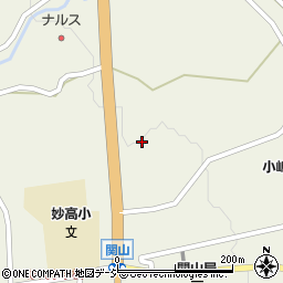 新潟県妙高市関山2798周辺の地図