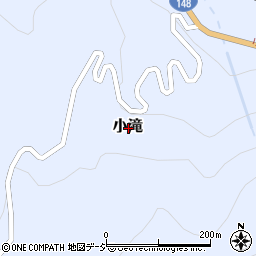 新潟県糸魚川市小滝周辺の地図