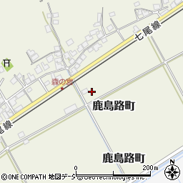 石川県羽咋市鹿島路町16周辺の地図