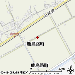 石川県羽咋市鹿島路町22周辺の地図
