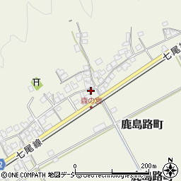 石川県羽咋市鹿島路町ヨ周辺の地図