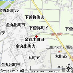 石川県羽咋市金丸出町キ周辺の地図