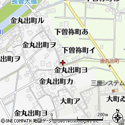 石川県羽咋市下曽祢町イ123周辺の地図