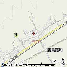 石川県羽咋市鹿島路町タ周辺の地図
