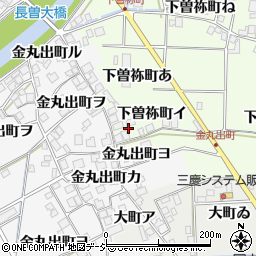 石川県羽咋市下曽祢町イ121周辺の地図