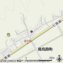 石川県羽咋市鹿島路町ル121周辺の地図