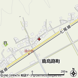 石川県羽咋市鹿島路町ワ周辺の地図