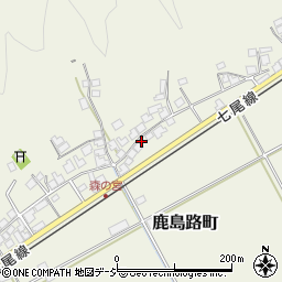 石川県羽咋市鹿島路町（ワ）周辺の地図