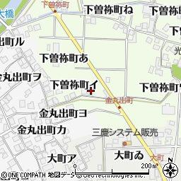 石川県羽咋市下曽祢町イ62周辺の地図