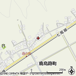 石川県羽咋市鹿島路町ル周辺の地図